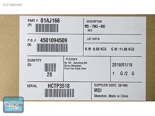 İkinci El ve Sıfır Alışveriş / Bilgisayar / Masaüstü / Donanım / Anakart