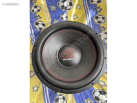 Massive 38 cm bass 2500 watt - Sıfır Massive Subwoofer (Ev Tipi