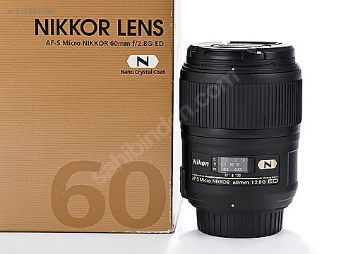 Lensler / Nikon AF-S Micro Nikkor 60 mm/2.8G ED Sıfırdan farksız
