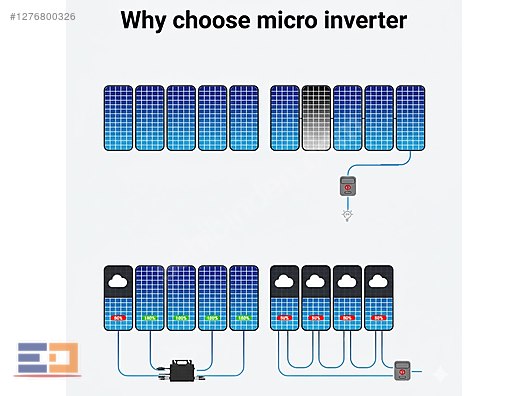 Güneş Enerjisi Sistemi - Kamp Tipi Güneş Enerjisi Plug&Play TAK ÇALIŞTIR 2kWA