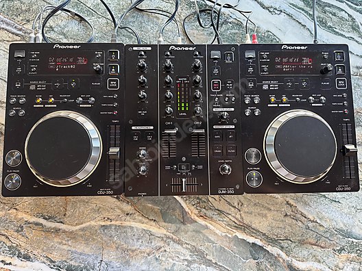 Pioneer CDJ 350 DJM 350 Set Up - Sadece evde kullanılmış