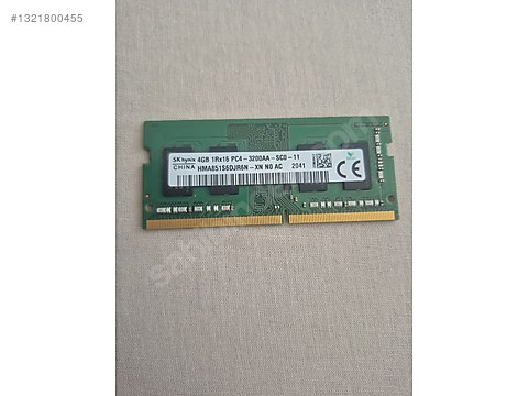 SK Hynix 4GB DDR4 3200 MHz Laptop RAM (Temiz / Sorunsuz