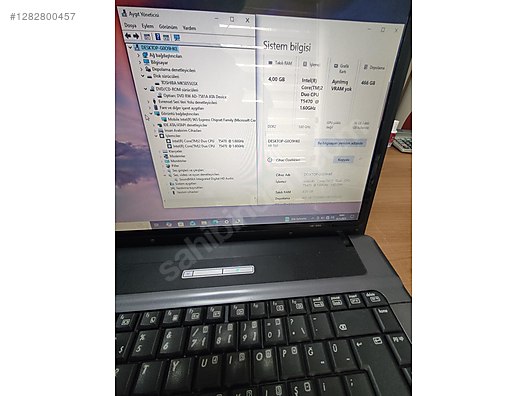 İkinci El ve Sıfır Alışveriş / Bilgisayar / Dizüstü (Notebook) / Laptop / HP