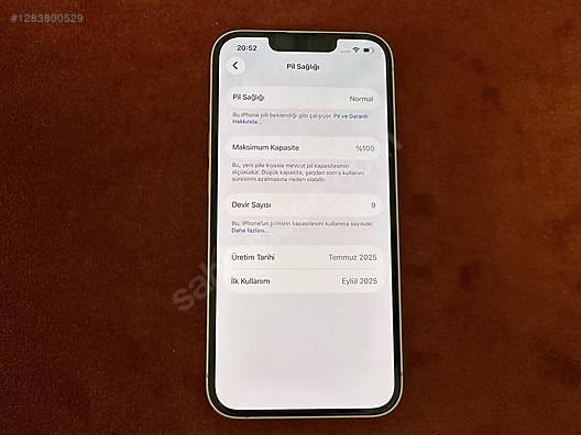 İkinci El ve Sıfır Alışveriş / Cep Telefonu & Aksesuar / Cep Telefonu / Apple / iPhone 16e