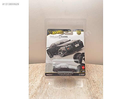 Hot Wheels Premium Chase 0/5 Nissan Skyline R34 Black - Hatasız on