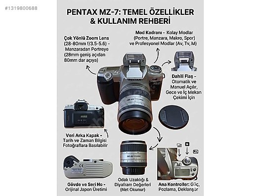 35mm Filmli SLR / Pentax / Pentax MZ-7 + 28-80mm Analog Set