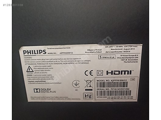 İkinci El ve Sıfır Alışveriş / Ev Elektroniği / Televizyon / Arızalı Televizyon