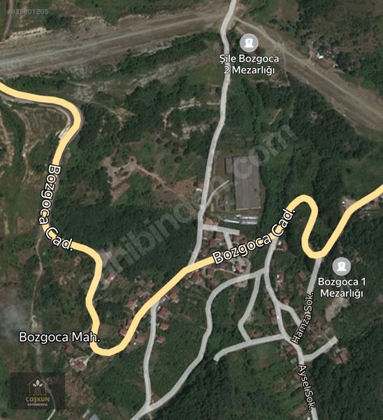 ŞİLE BOZGOCADA 500m2 ARSA İÇİNDE BAHÇELİ MÜSTAKİL EV Satılık Arsa