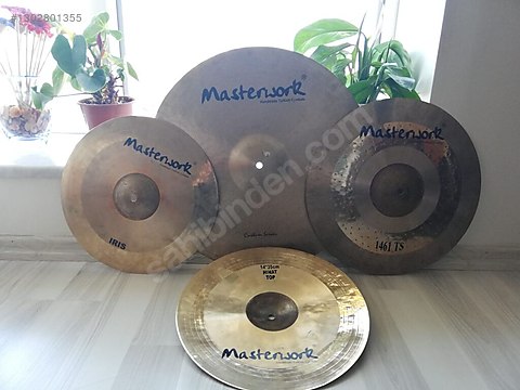 Masterwork Zil Seti 14 Hi-Hat + 16 Crash + 20 Ride - Zil ve Diğer