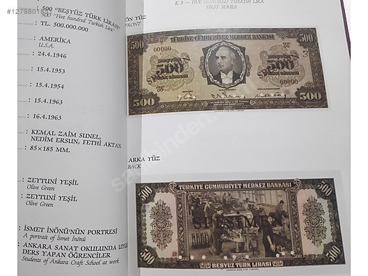 T.C.M.B BANKNOT MATBAASI BASIMI 1994 LÜKS DERİ CİLTLİ - Antika Antika Albüm ve Çeşitli Antika Eşyalar sahibinden.com'da