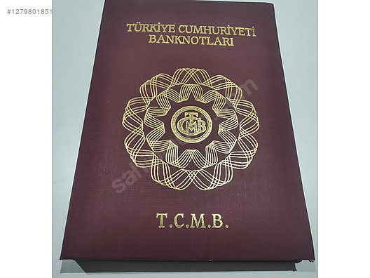 T.C.M.B BANKNOT MATBAASI BASIMI 1994 LÜKS DERİ CİLTLİ - Antika Antika Albüm ve Çeşitli Antika Eşyalar sahibinden.com'da