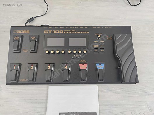 BOSS GT-100 エフェクトプロセッサー Boss Gt 100 - Prosesör ve Diğer Enstrüman Yan Ekipmanları
