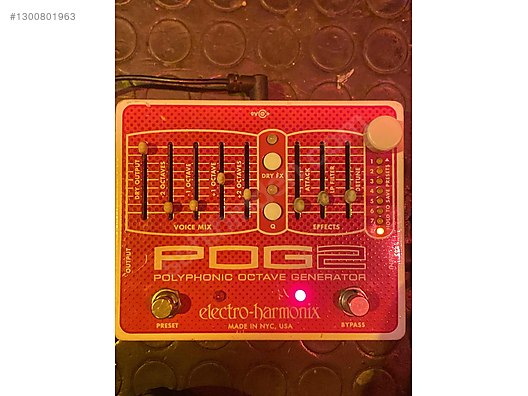 Electro-Harmonix POG2 Polyphonic Octave Generator - Efekt Pedalı
