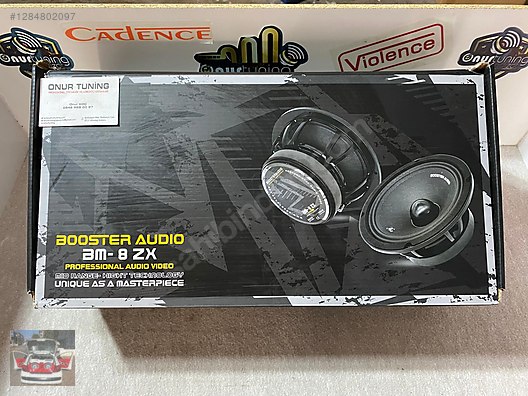 Hoparlör / Midrange / BOOSTER AUDIO BM-8 ZX 350 RMS sahibinden