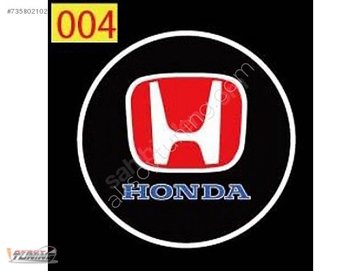 Honda kapı altı ışıklı logo