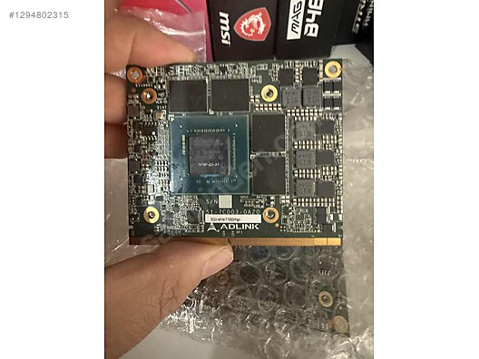 H16C9 メモリアル85 パソコンボード QUADRO EGX-MXM T1000 4 GB DDR6 LAPTOP EKRAN KARTI sahibinden.comda