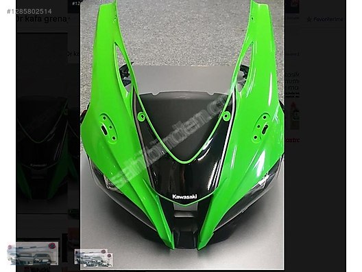 Grenaj / 2018 2019 kawasaki zx10r kafa grenajı komple 4 parça kafa