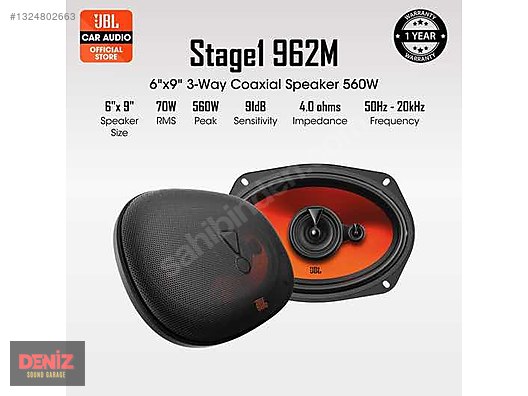 JBL Oval 3 Yollu Hoparlör Stage1 962M 560 Watt 70 Rms.. - 1324802663
