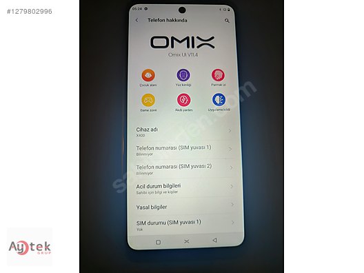 İkinci El ve Sıfır Alışveriş / Cep Telefonu & Aksesuar / Cep Telefonu / Omix / X400