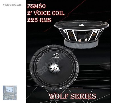 Hoparlör / Midrange / DATOR PSM80 225 RMS 1000 W 20 CM MİDRANGE