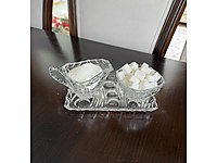 Kristal sütlük + şekerlik takımı