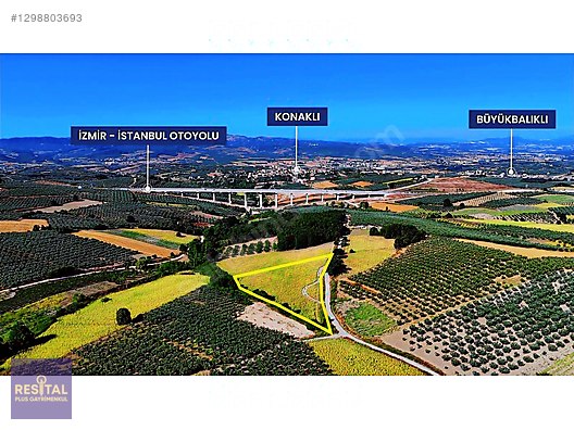 NİLÜFER KONAKLI'DA 8100m2 TİCARİ YATIRIM ARAZİSİ