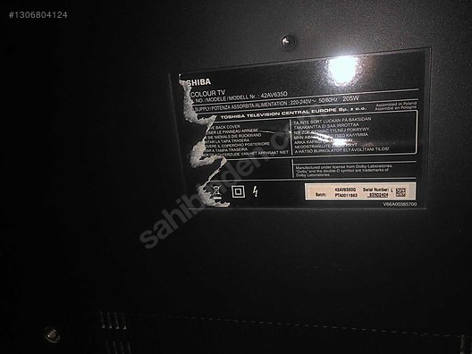 Toshiba Regza 42 LCD TV - İkinci El Toshiba LED & LCD TV İlanları