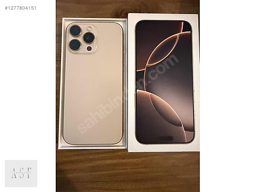 Resim Apple iPhone 16 Pro Max İkinci El YD | 512 GB | Çöl Titanyum 