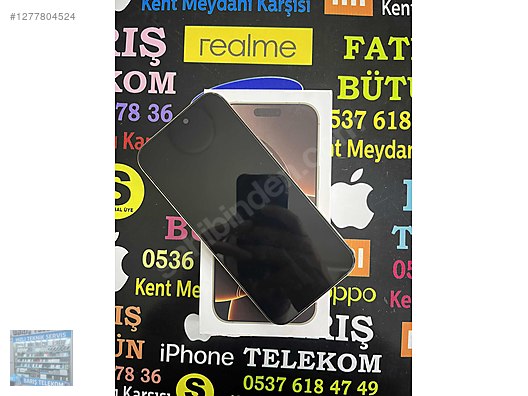 Resim Apple iPhone 16 Pro Max İkinci El YD | 256 GB | Çöl Titanyum İkinci El İPHONE 16 PRO MAX 256-GB 20-GÜNLÜK BARIŞ TELEKOM'DA