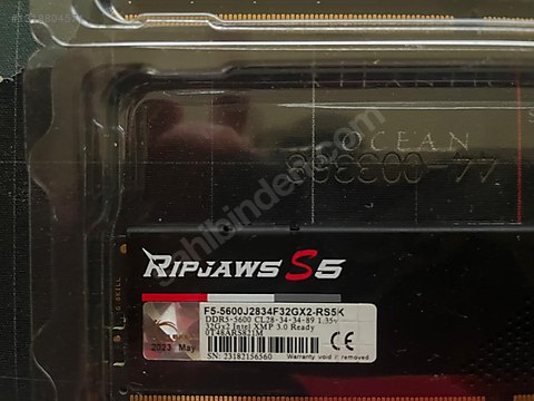 洋楽 G-RAP/2GM G.Skill Ripjaws S5 64GB (2x32GB) DDR5 5600MHz CL28 XMP Ready