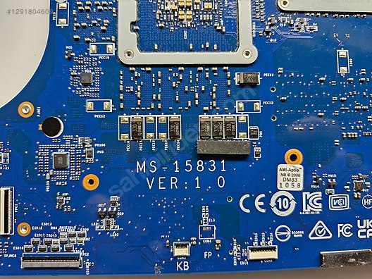 MSI Crosshair 17 BU12UG 12UG MS-15831 RTX3070 İ9-12900H anakart ...
