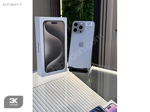 Resim Apple iPhone 15 Pro Max İkinci El YD | 256 GB | Natürel Titanyum İkinci El İPHONE 15 PROMAX 256GB TEMİZ