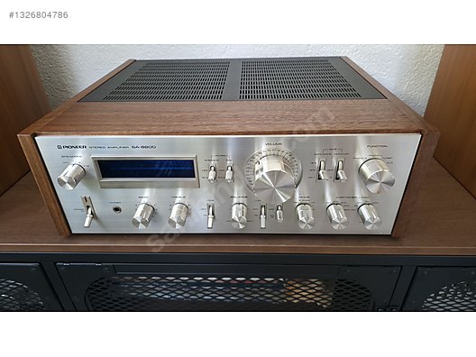 Pioneer / Pioneer SA-8800 Vintage Amfi Gerçek Ceviz on sahibinden