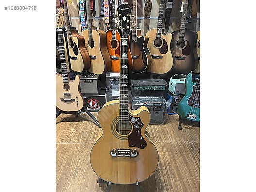 Epiphone EJ-200 SCE Elektro Akustik Gitar on sahibinden.com