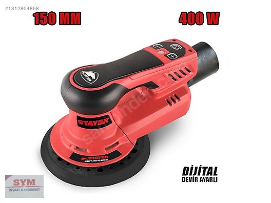STAYER KÖMÜRSÜZ EKSANTRİK ZIMPARA 400W on sahibinden.com - 1312804868
