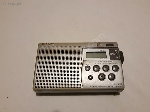 RADIO PORTATILE SONY Icf-M260 Am-Fm Pll Sinthesized Radio Grigia