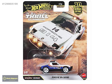 HOT WHEELS Premium Thrıll Climbers Porsche 914 Safari on