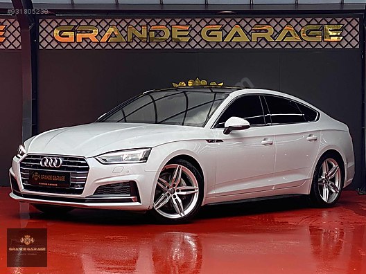 audi a5 a5 sportback 2 0 tdi quattro sport grande garage 2018 a5 sportback 2 0 tdi quattro sport 53 000 km at sahibinden com 931805230