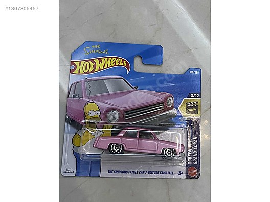 Hot Wheels 1:64 The Simpsons Family Car - Pembe on sahibinden.com