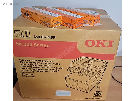 OKI MC363DNW Renkli Laser Çok Fonksiyonlu Yazıcı Az Kullanılmış