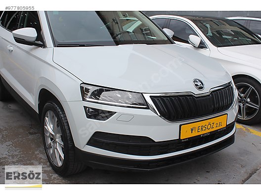 skoda karoq 1 6 tdi prestige ersoz den 2020 skoda karoq prestige c tavan h ekran boyasiz at sahibinden com 977805955