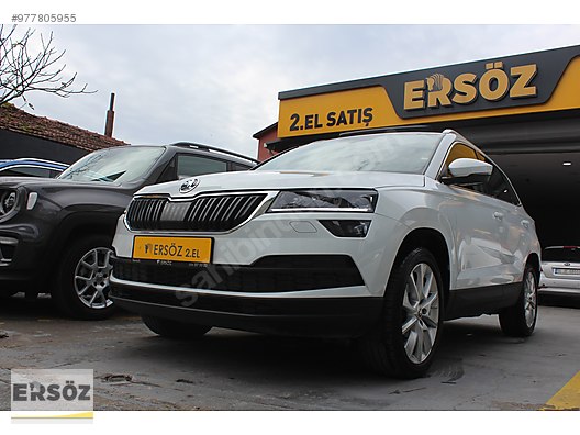 skoda karoq 1 6 tdi prestige ersoz den 2020 skoda karoq prestige c tavan h ekran boyasiz at sahibinden com 977805955