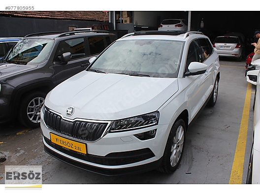 skoda karoq 1 6 tdi prestige ersoz den 2020 skoda karoq prestige c tavan h ekran boyasiz at sahibinden com 977805955