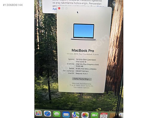 Apple Macbook / Apple Macbook Pro A2289 sahibinden.comda - 1306806144