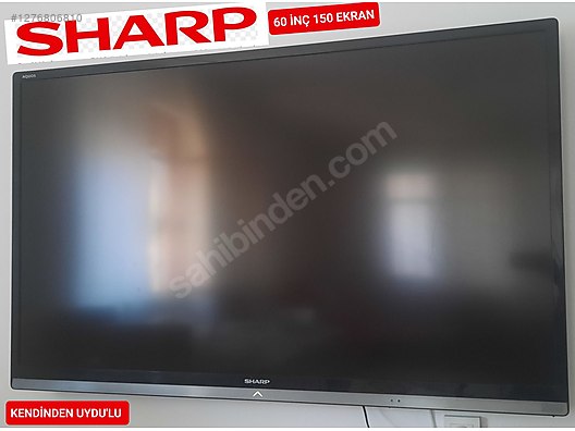 SHARP 65 İNÇ 165 DEV EKRAN 4K ULTRAHD SADECE KENDİNDEN UYDULU TV