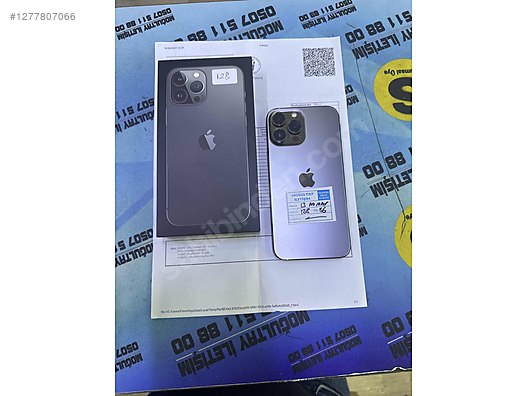 Resim Apple iPhone 13 Pro Max İkinci El TR | 128 GB | Gri İkinci El İPHONE 13 PRO MAX MOĞULTAY İLETİŞİM