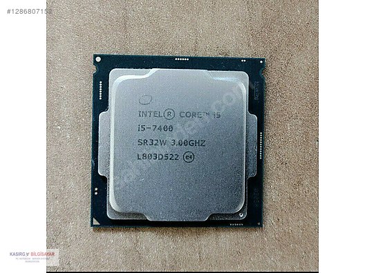 Intel Core i5-7400 Processor 6M Cache, up to 3.50 GHz sahibinden