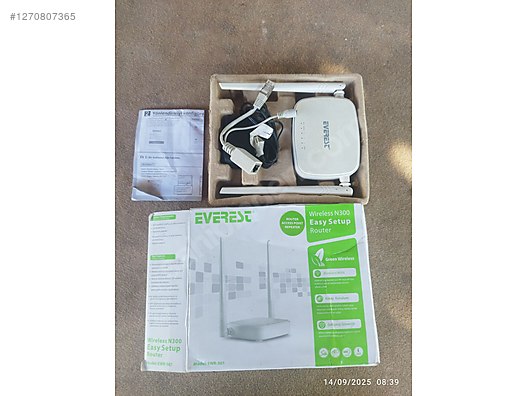 EVEREST WİRELESS N 300 EASY SETUP ROUTERS MODEL:EWR -301 MODELİ - Router ilanları uygun fiyatlarıyla sahibinden.com'da
