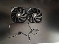 Thermalright 2 adet 4 pin pwm fan #1283807499