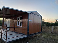 FABRİKADAN ÖZEL 38 m2 PLATFORMLU BEŞİK ÇATILI FUL KONTEYNER #1258807763